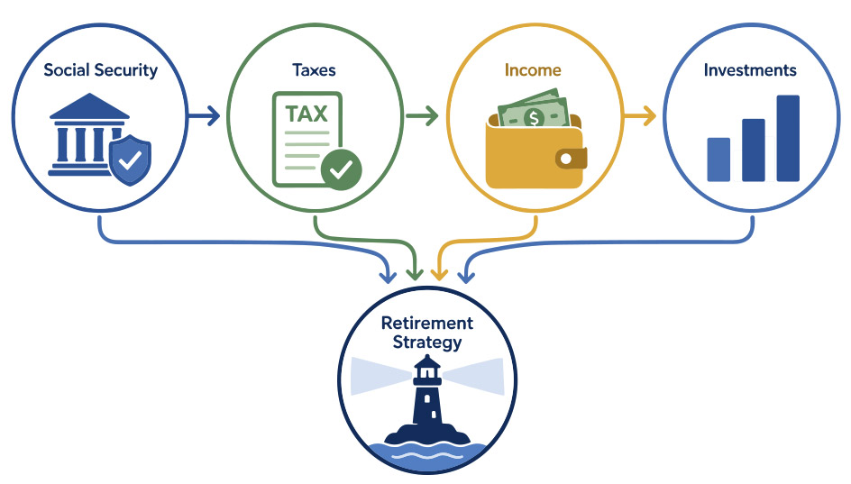 Social Security decisions, tax planning, retirement in toms river, nj